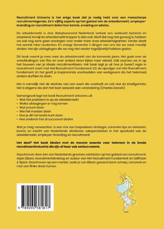 Achterkant van Recruitment Unicorns