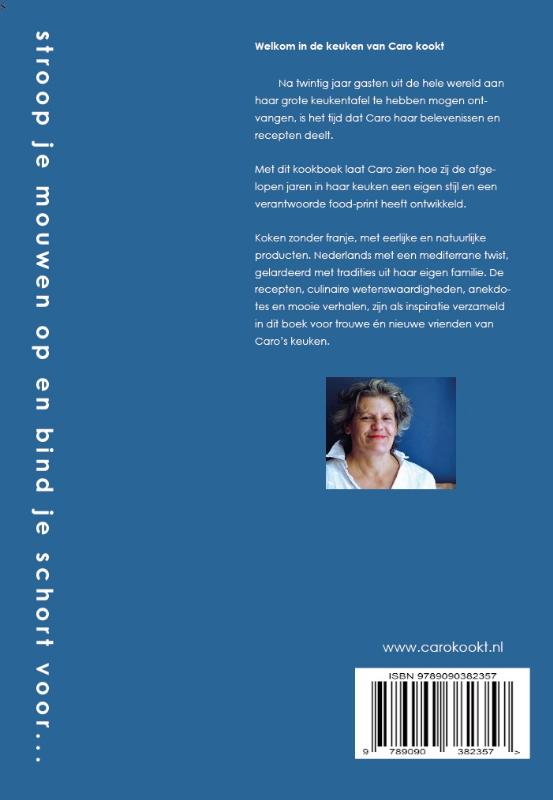 Achterkant van Carokooktboek