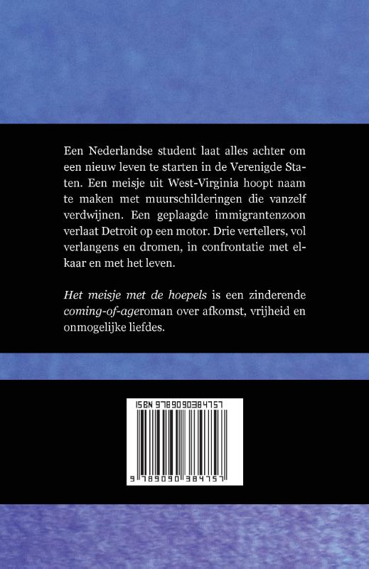 Achterkant van Het meisje met de hoepels