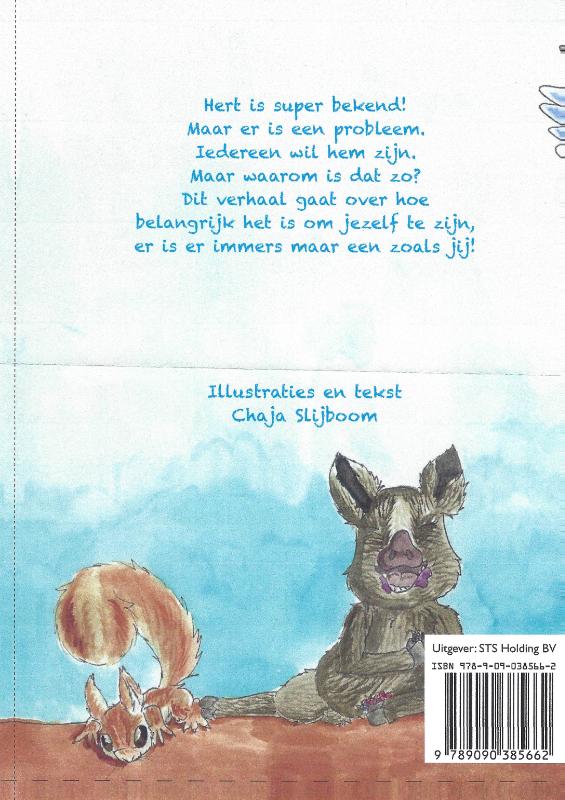 Achterkant van Allemaal herten