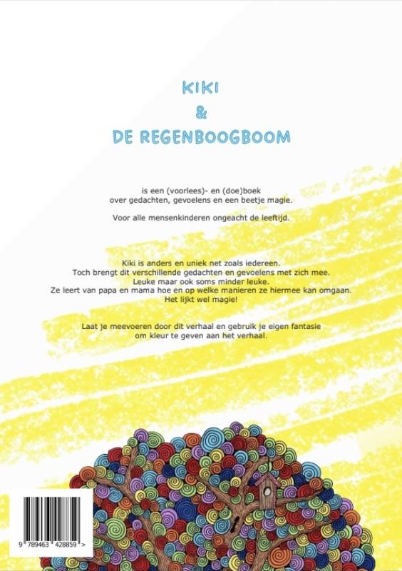 Achterkant van Kiki en de Regenboogboom