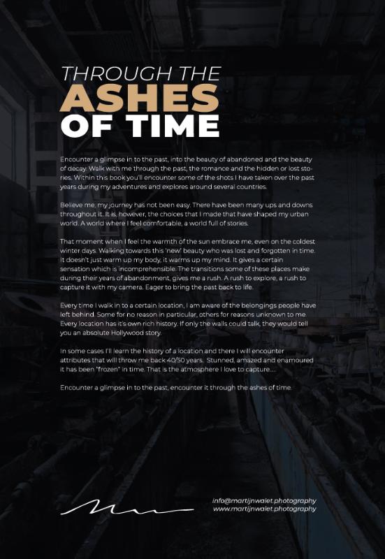 Achterkant van Through the Ashes of Time