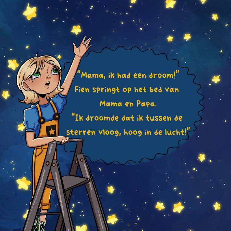 Achterkant van Mama, ik wil naar de sterren