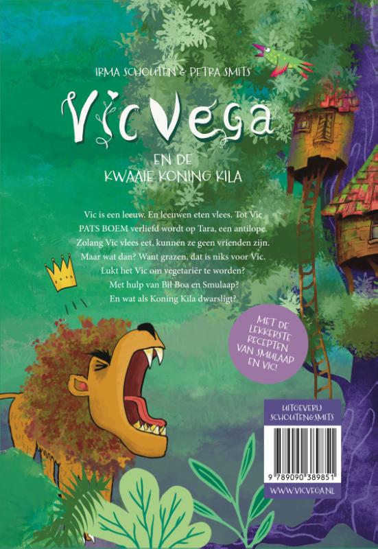 Achterkant van Vic Vega en de kwaaie Koning Kila
