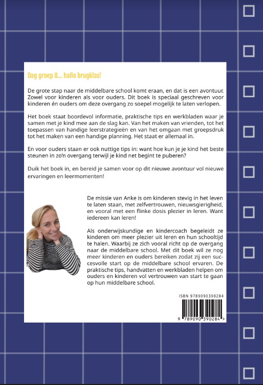 Achterkant van Sterk in de brugklas