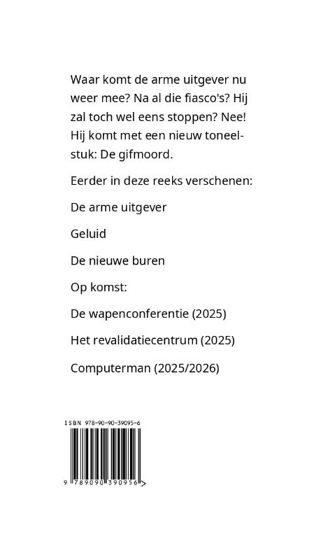Achterkant van De gifmoord