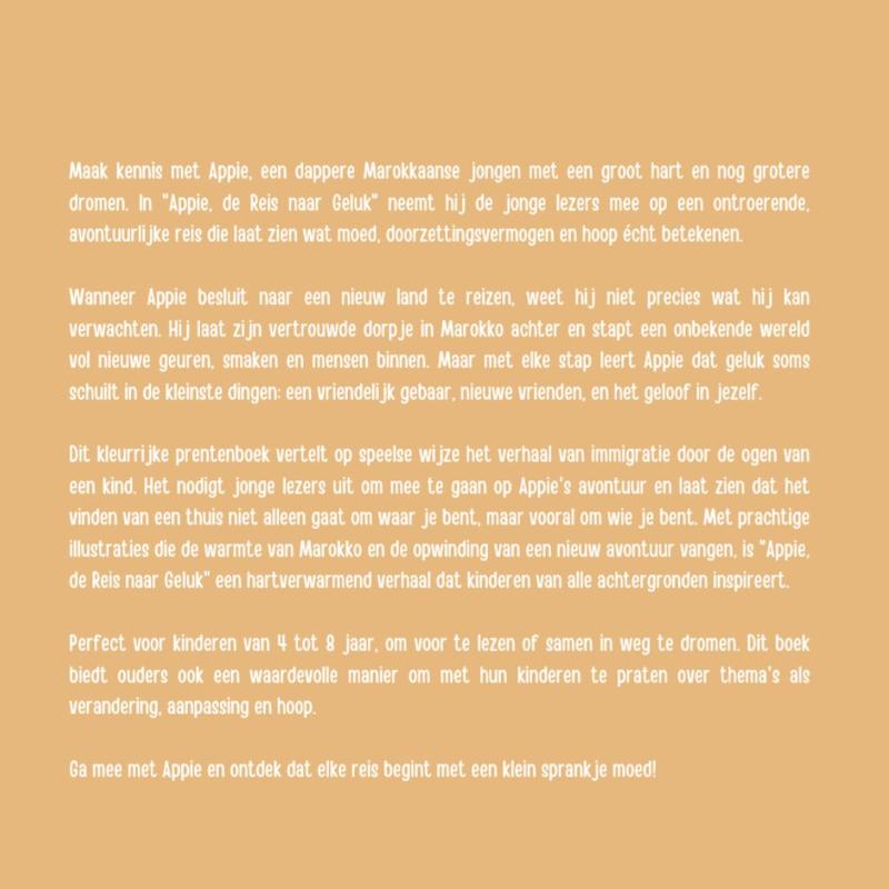Achterkant van Appie, de reis naar geluk