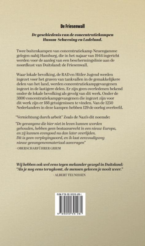 Achterkant van De Friesenwall