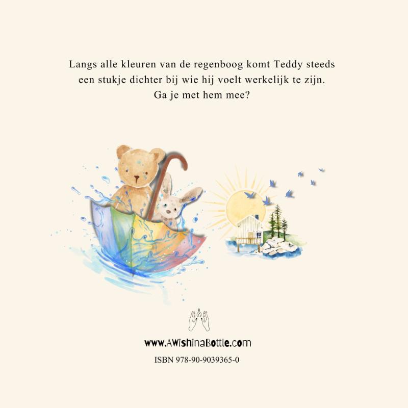 Achterkant van Teddy en de Magische kleuren
