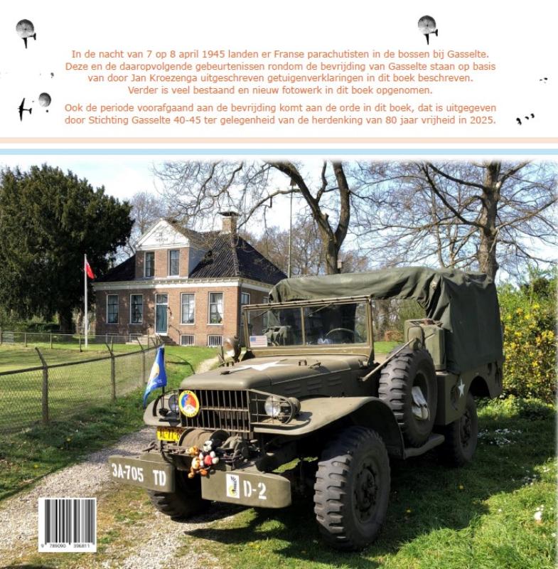 Achterkant van Bezet en bevrijd, Gasselte 1940-1945