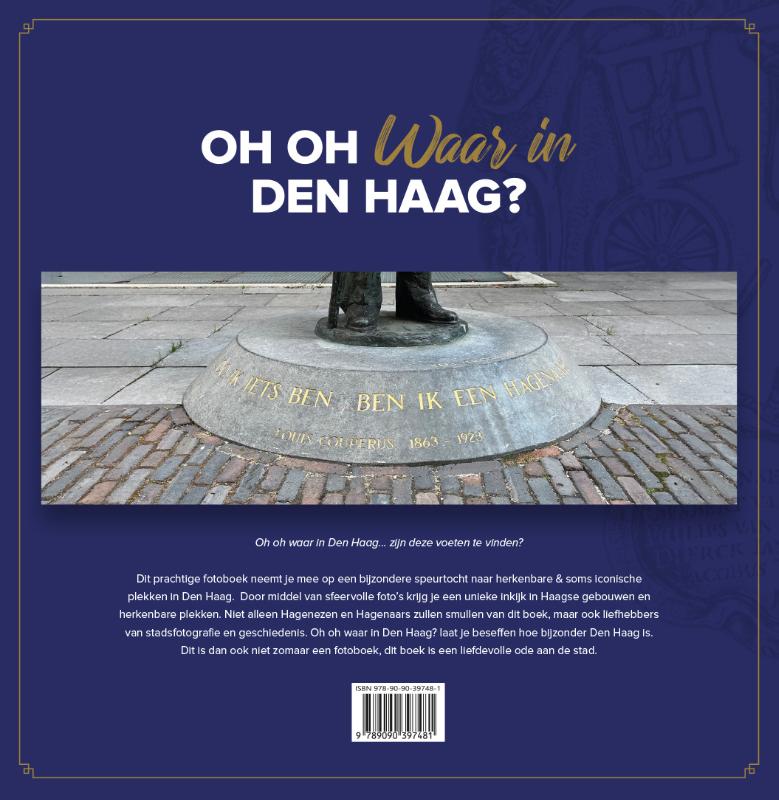 Achterkant van Oh oh waar in Den Haag