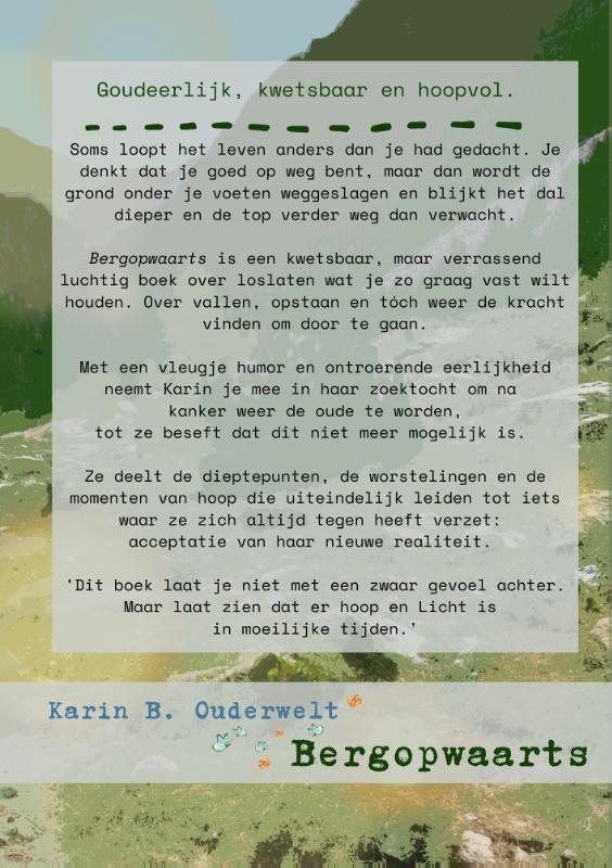 Achterkant van Bergopwaarts