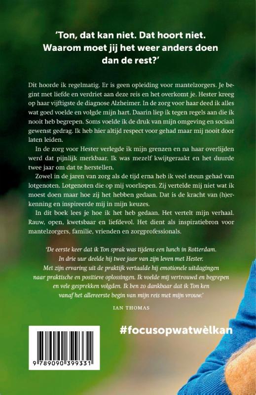 Achterkant van Mantelzorgveteraan
