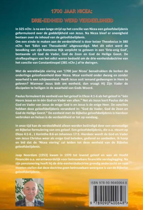 Achterkant van 1700 Jaar Nicea: Drie-Eenheid werd verdeeldheid