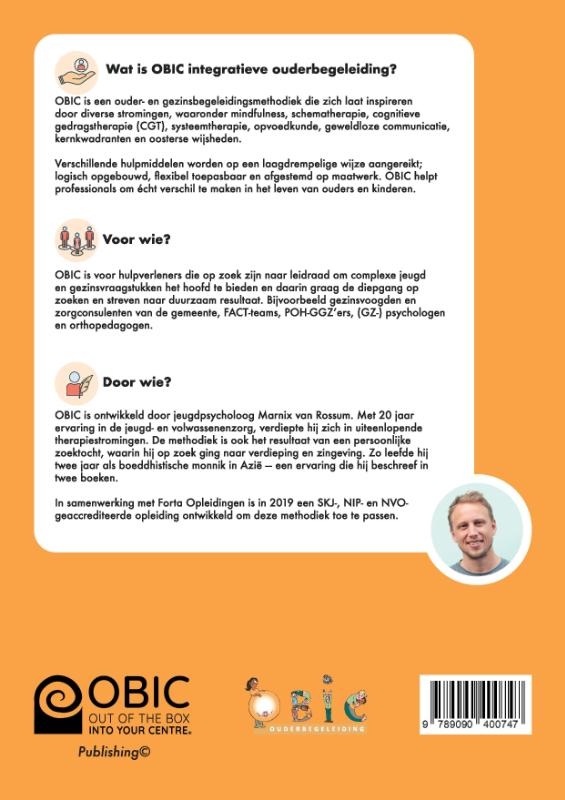 Achterkant van OBIC integratieve ouderbegeleiding