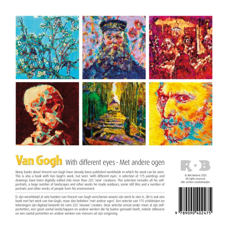 Achterkant van Van Gogh With different eyes - Met andere ogen