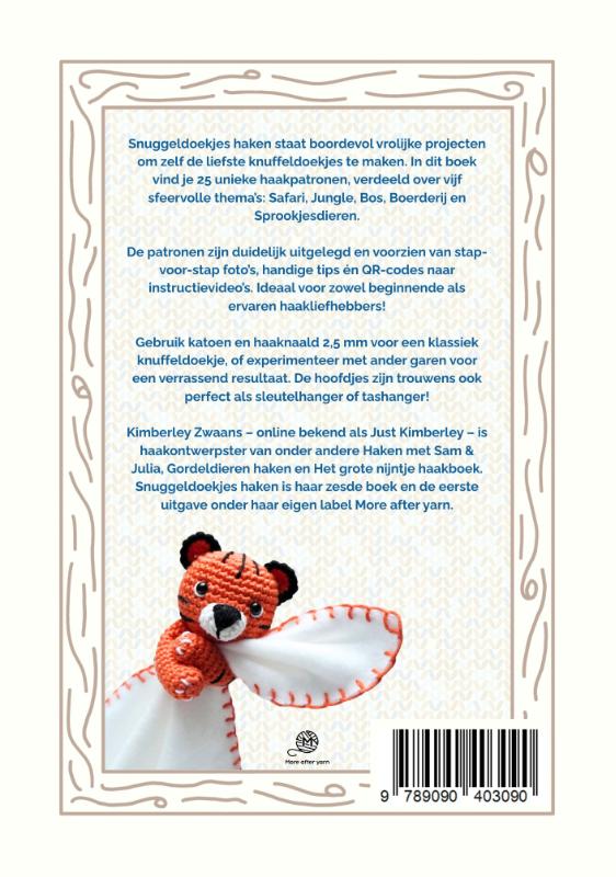 Achterkant van Snuggledoekjes haken