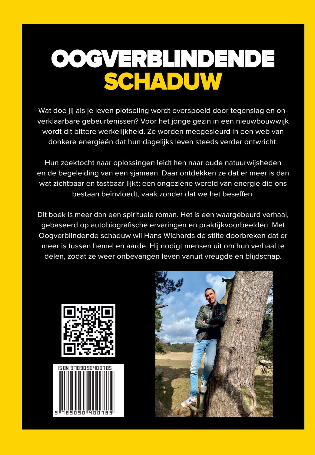 Achterkant van Oogverblindende schaduw