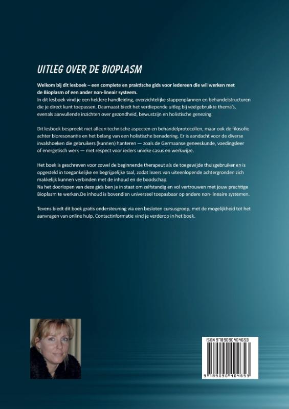 Achterkant van Uitleg over de Bioplasm
