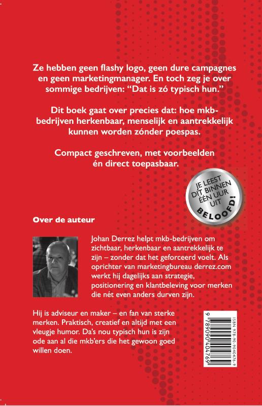 Achterkant van Da's nou typisch hun