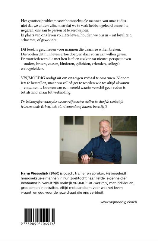 Achterkant van Vrijmoedig