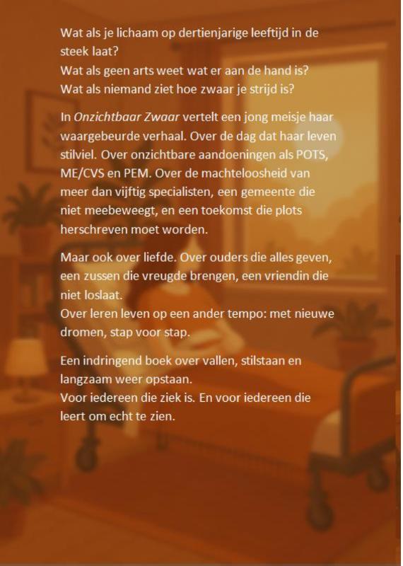 Achterkant van Onzichtbaar zwaar