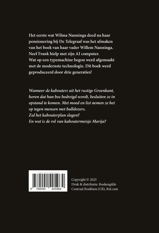 Achterkant van De revolutie van de kabouters
