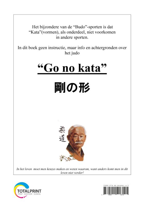 Achterkant van Go no kata