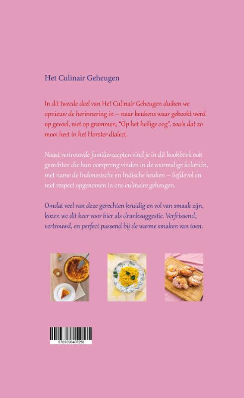 Achterkant van Het Culinair Geheugen