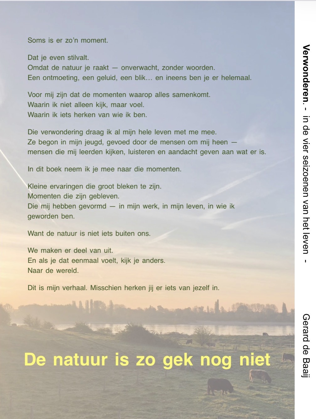 Achterkant van Verwonderen