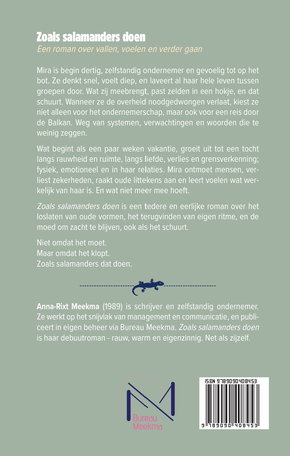 Achterkant van Zoals salamanders doen