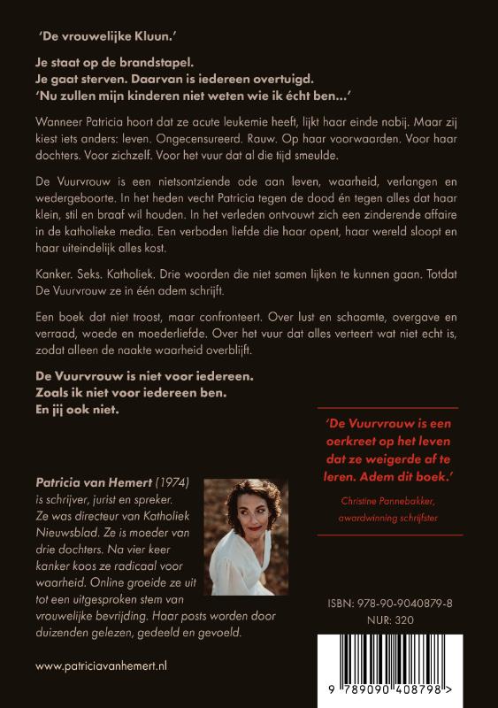 Achterkant van De Vuurvrouw