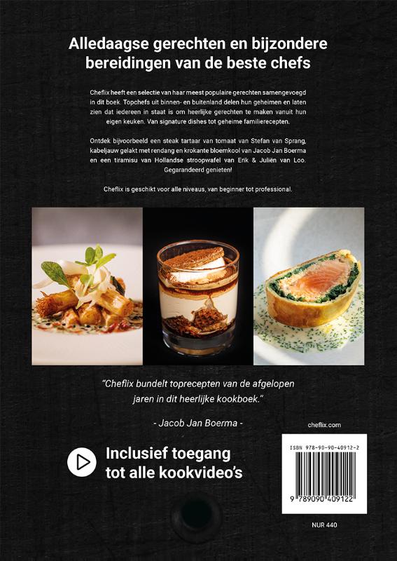 Achterkant van Recepten van de beste chefs