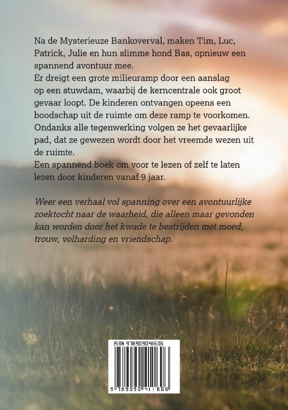 Achterkant van Boodschap uit de Ruimte