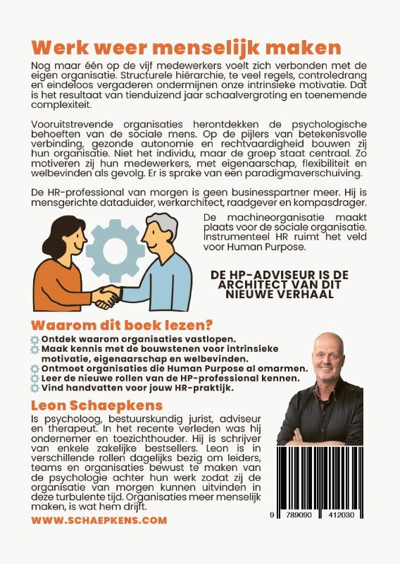 Achterkant van Goodbye Human Resources