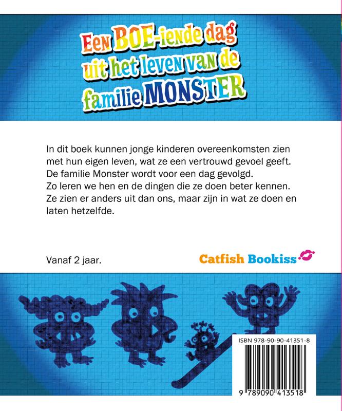 Achterkant van Een BOE-iende dag uit het leven van de familie Monster