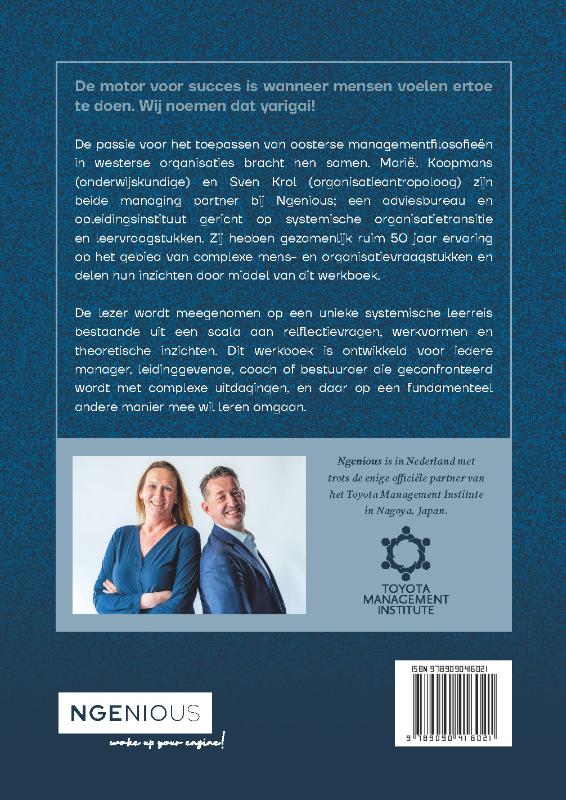 Achterkant van Werkboek voor systemische organisatietransitie