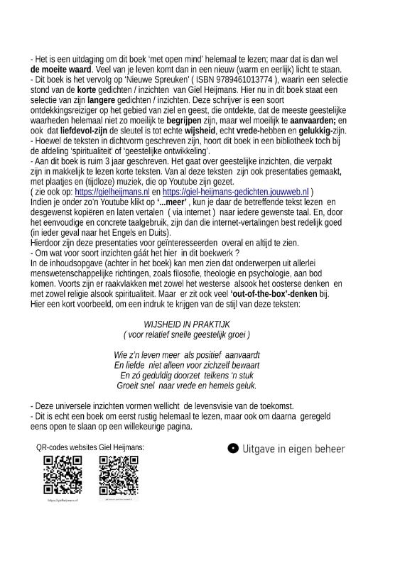 Achterkant van Liefdevol én Verstandig
