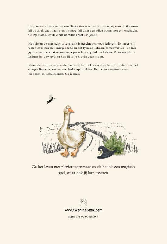 Achterkant van Hoppie en de Magische Toverdrank