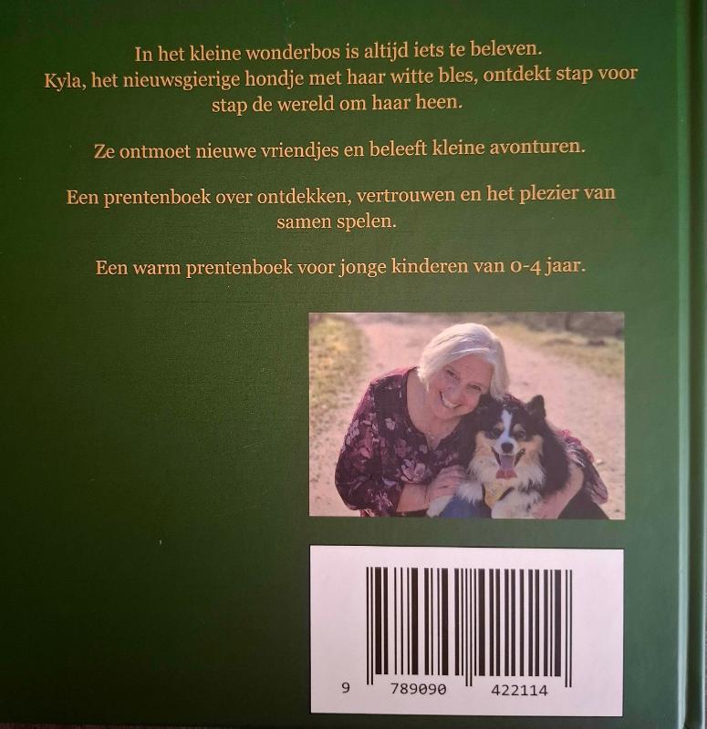 Achterkant van Kyla en het kleine wonderbos