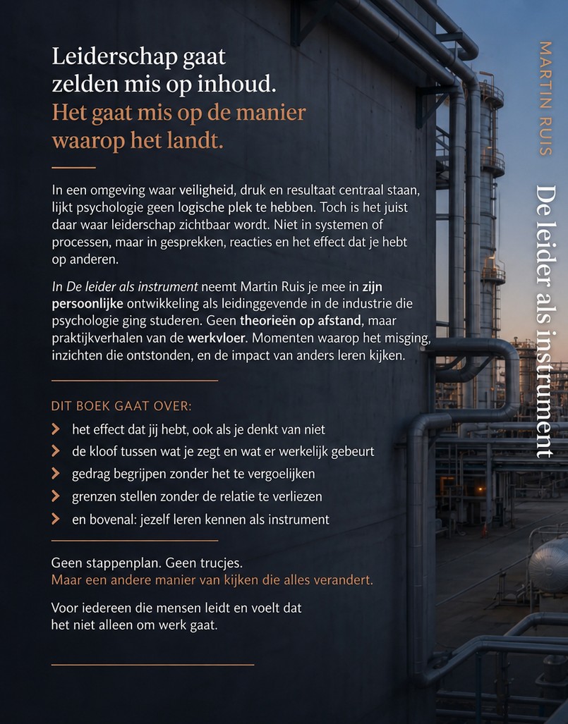 Achterkant van De leider als instrument