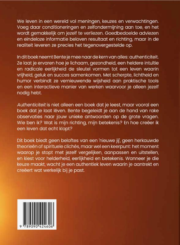Achterkant van Authenticiteit