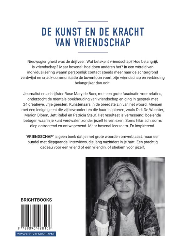 Achterkant van VRIENDSCHAP