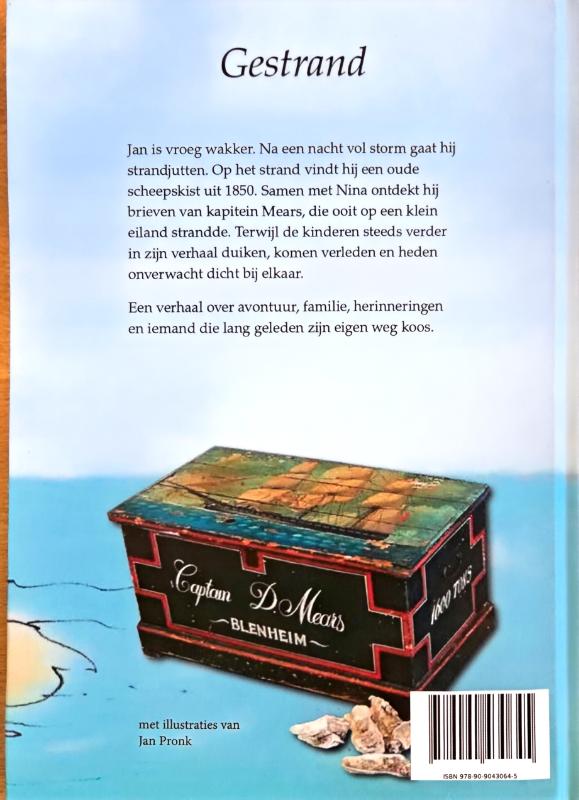 Achterkant van Gestrand