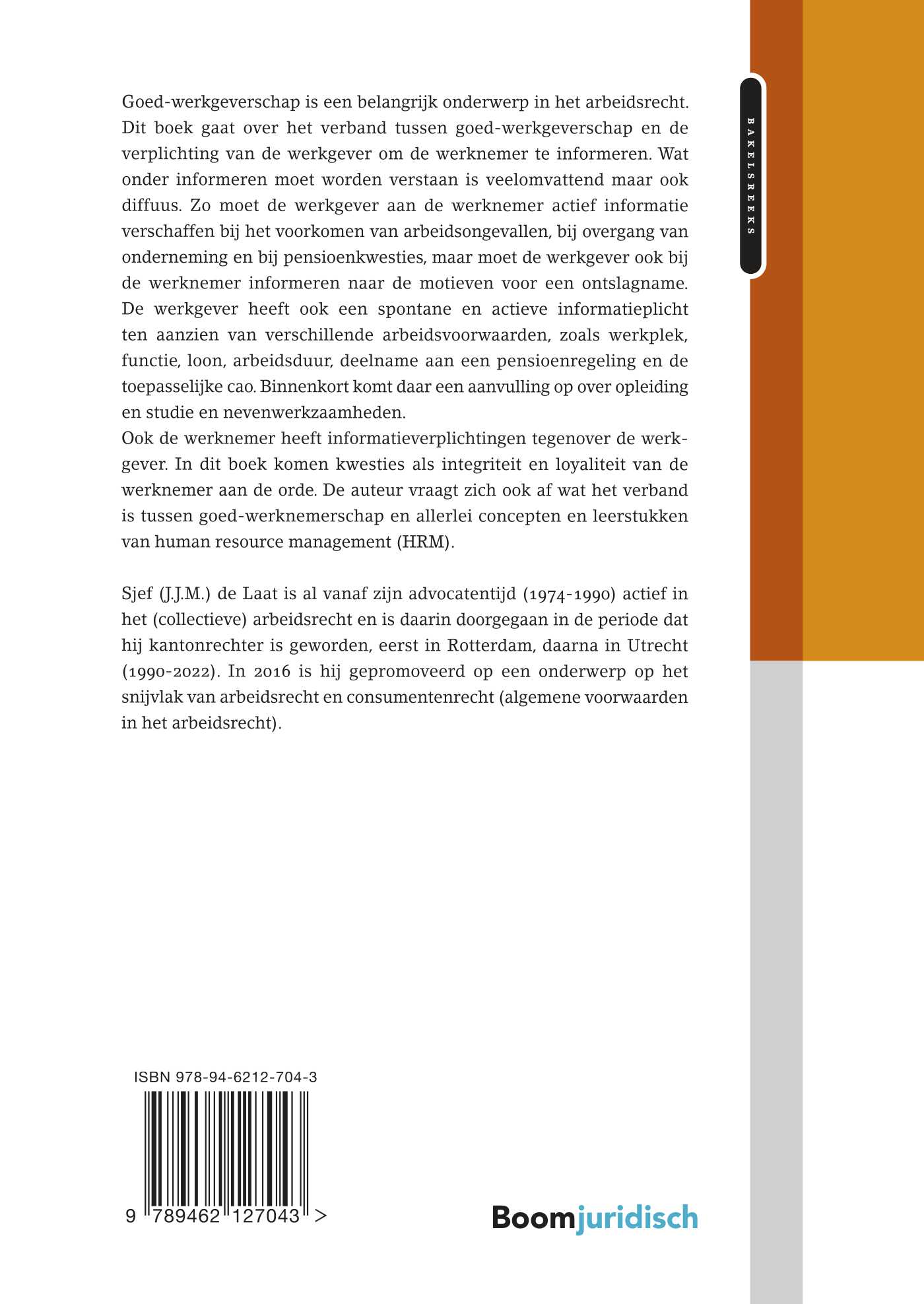 Achterkant van Goed-werkgeverschap en informatieverplichtingen