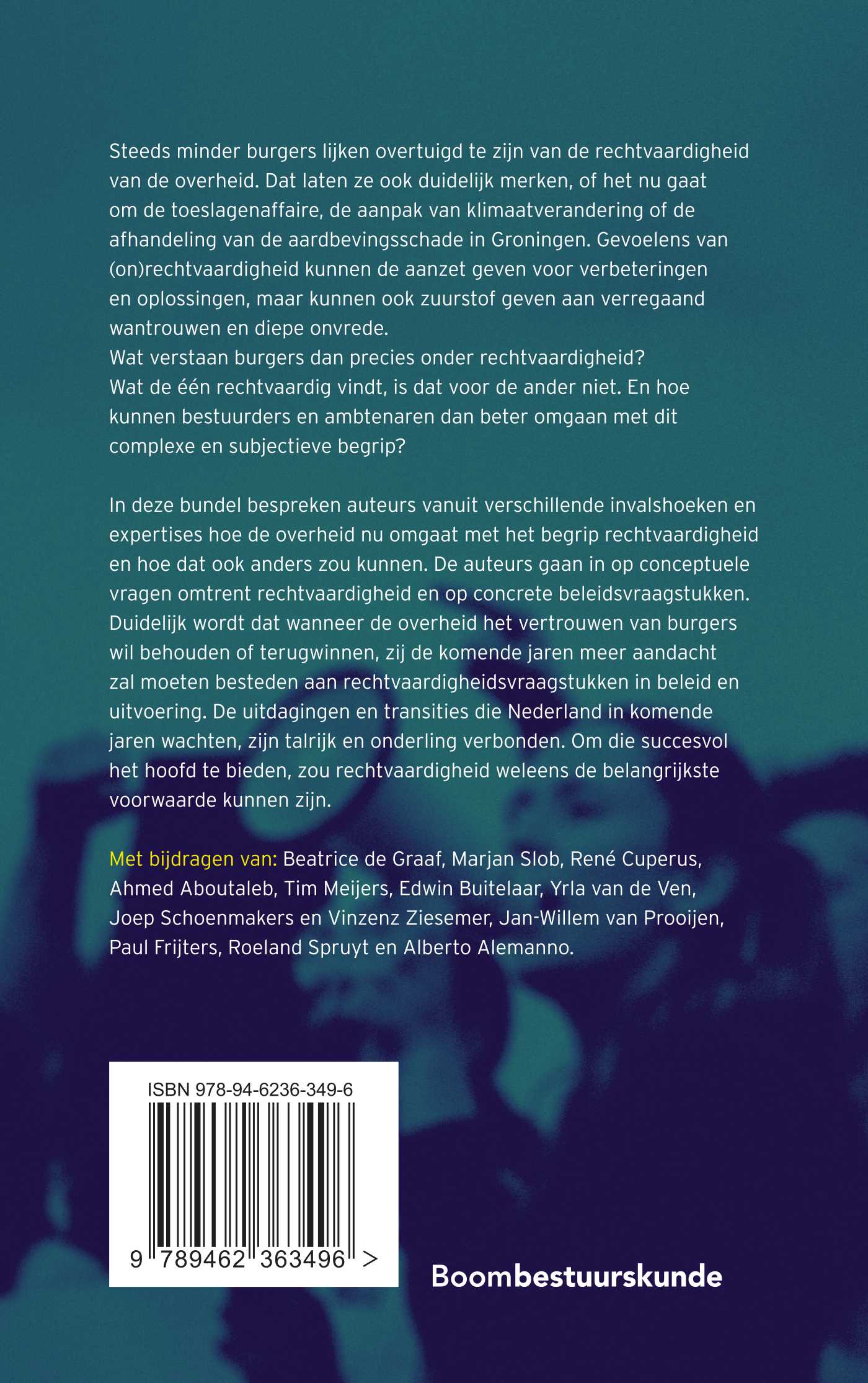 Achterkant van Reflecteren op rechtvaardigheid