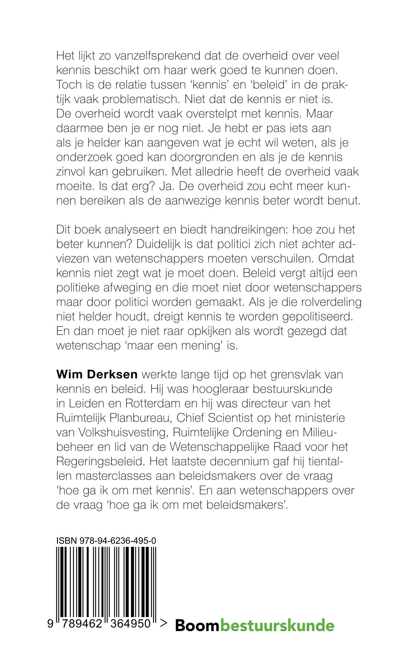 Achterkant van Kennis als anker voor beleid