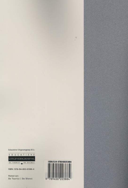 Achterkant van 1 Nederlands niveau 2F (B1/B2)