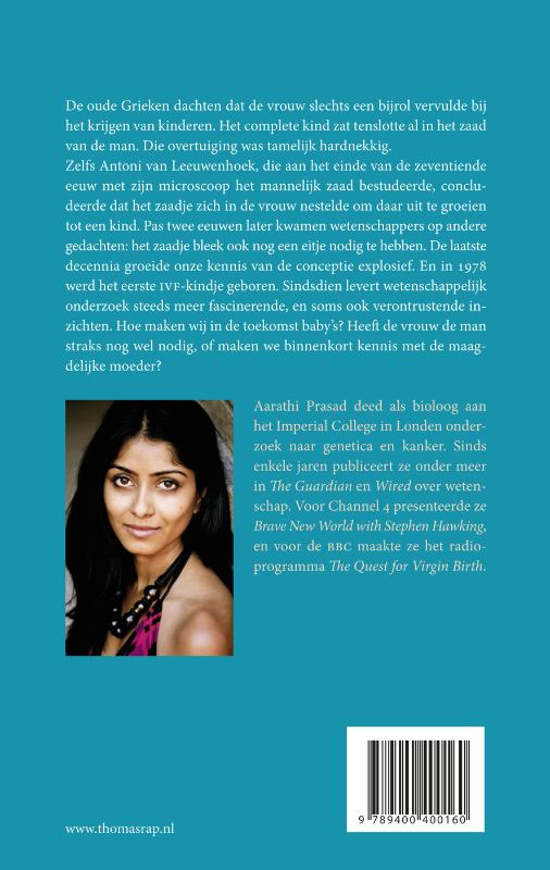 Achterkant van De maagdelijke moeder