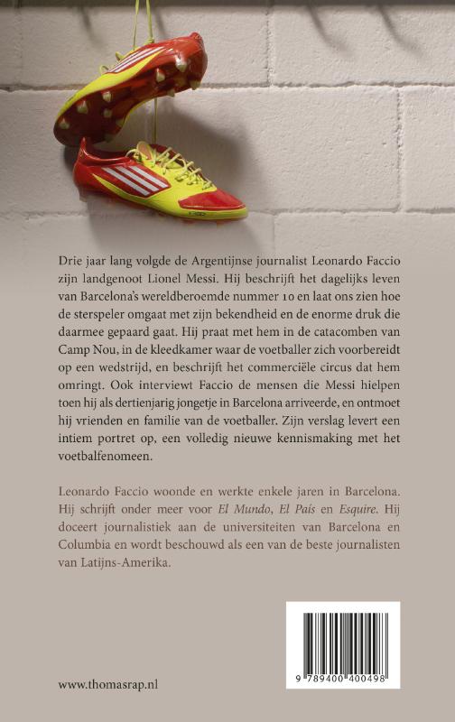 Achterkant van Lionel Messi